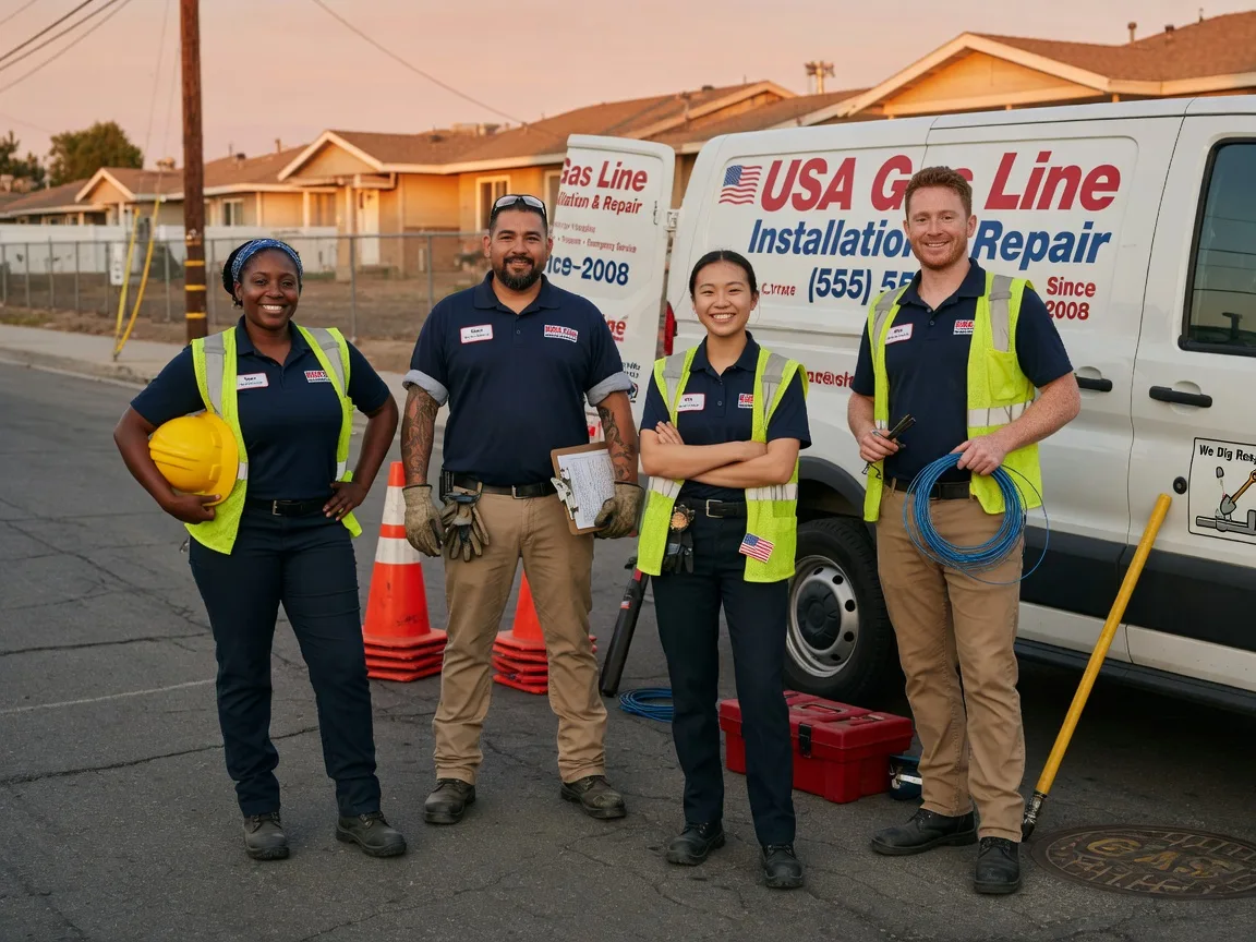 Gas Line Installation company in Rhodelia, KY